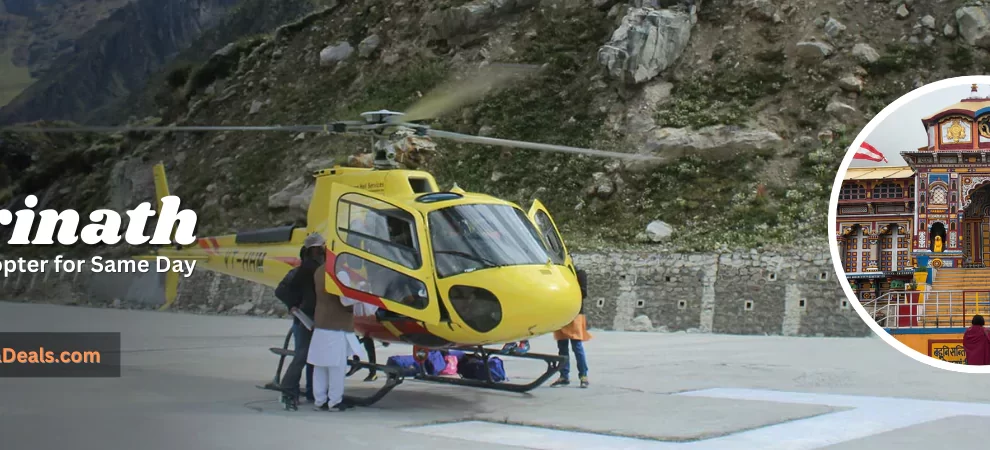 Badrinath Helicopter Yatra Banner