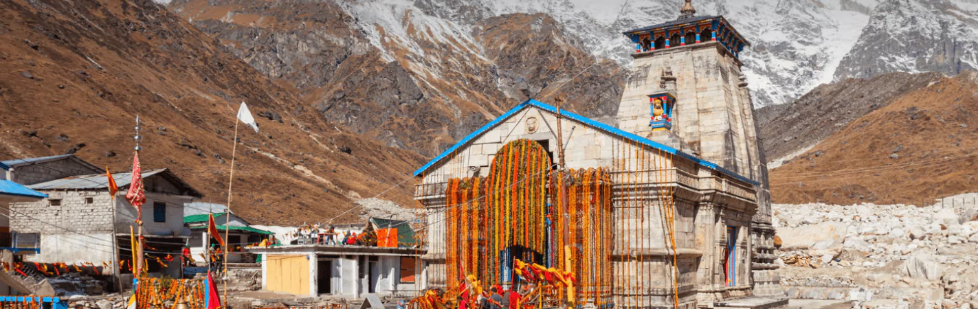 Kedarnath Temple Banner