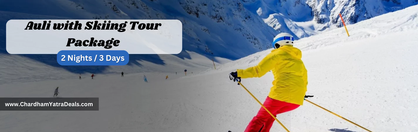 Auli Skiing Tour Banner